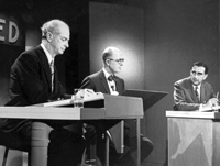 Debate on nuclear fallout in 1958