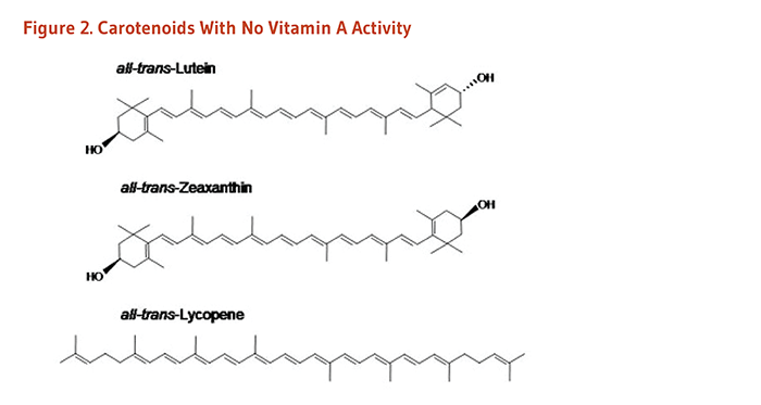 Carotenoids Figure 2. Carotenoids With No Vitamin A Activity