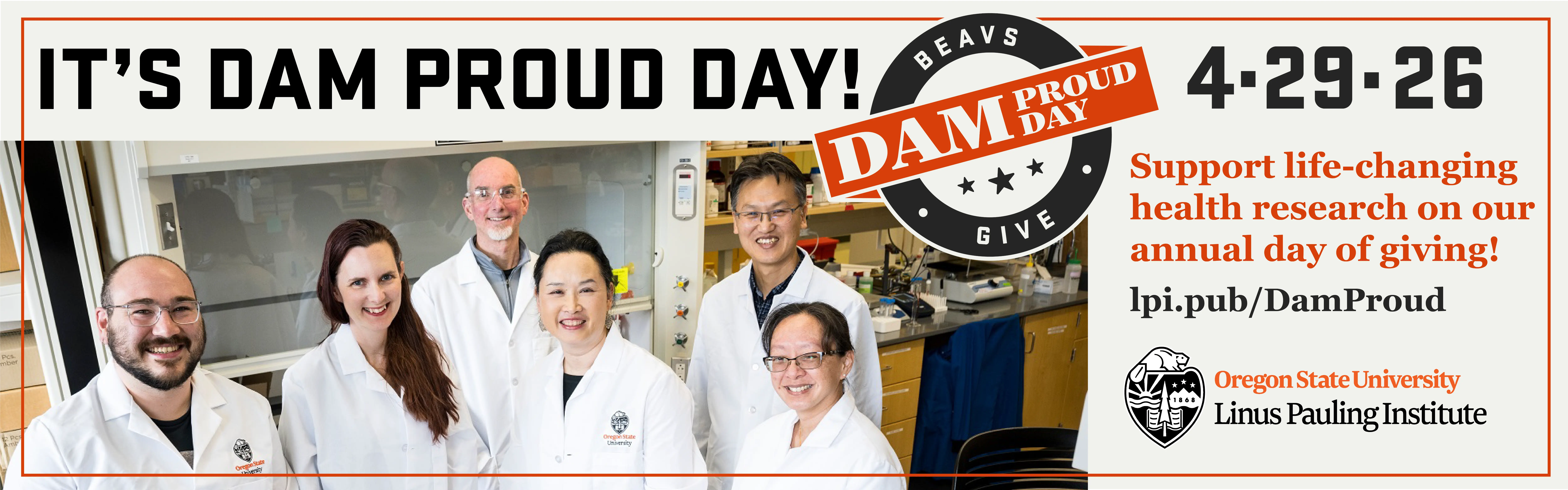 Dam Proud Day 2026 banner ad
