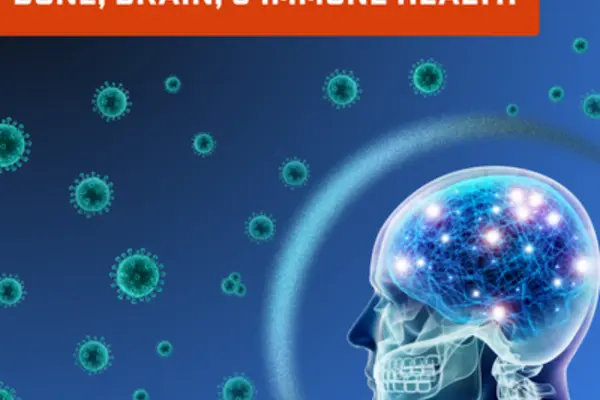 illustration of bone, brain, and immune health